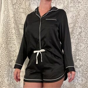 Elegant Black Women's Pajama Set